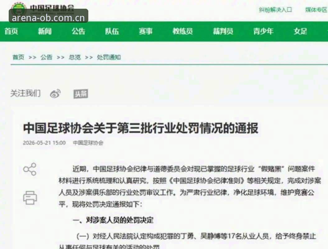 OB体育官方下载怎么下载 中国足协第三批禁足名单全面评测与深度解读:OB体育娱乐用户视角下的行业震荡体验报告